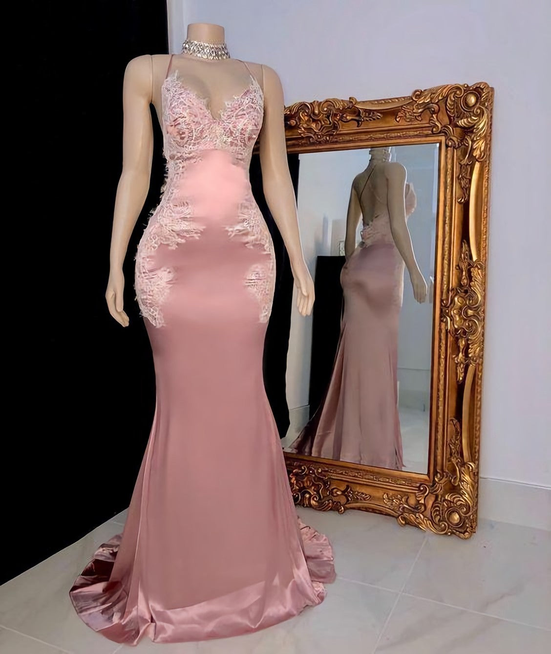 Prom Dress Designer, Pink Long Prom Dress, Evening Dress