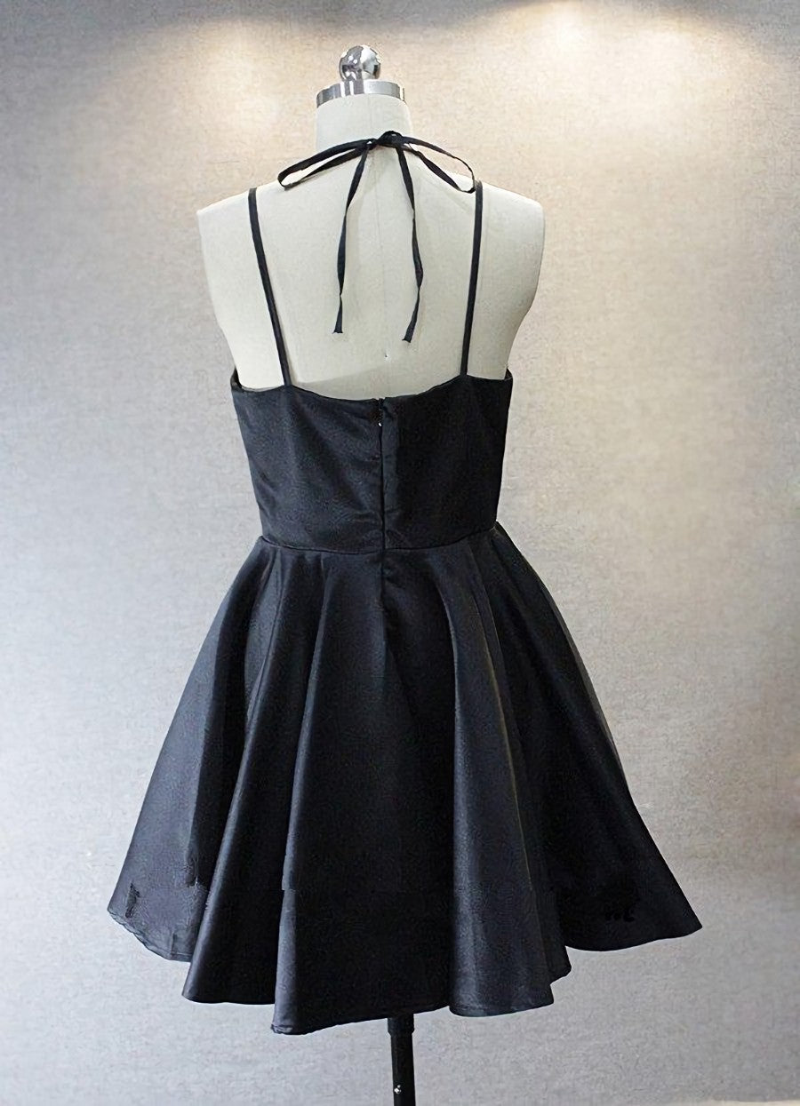 Summer Dress, Navy Blue Short Prom Dress Juniors Homecoming Dresses