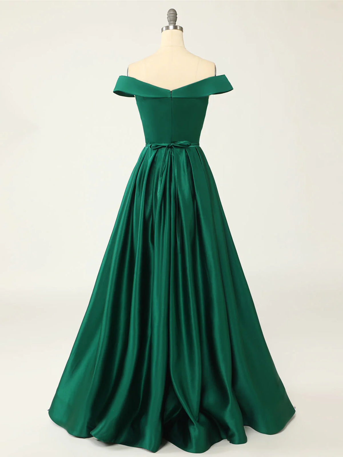 Bridesmaids Dress Style, Off the Shoulder Green Long Prom Dresses, Off Shoulder Green Long Formal Evening Dresses