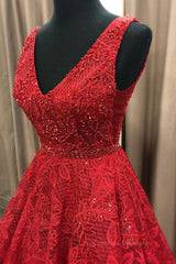 Formal Dresses Over 73, V Neck Burgundy Lace Long Prom Dresses, Burgundy Lace Formal Dresses, Burgundy Evening Dresses